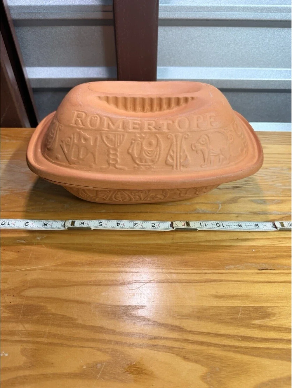 Vintage Romertopf #111 Bay-West Germany Terra Cotta Clay Baker Roaster